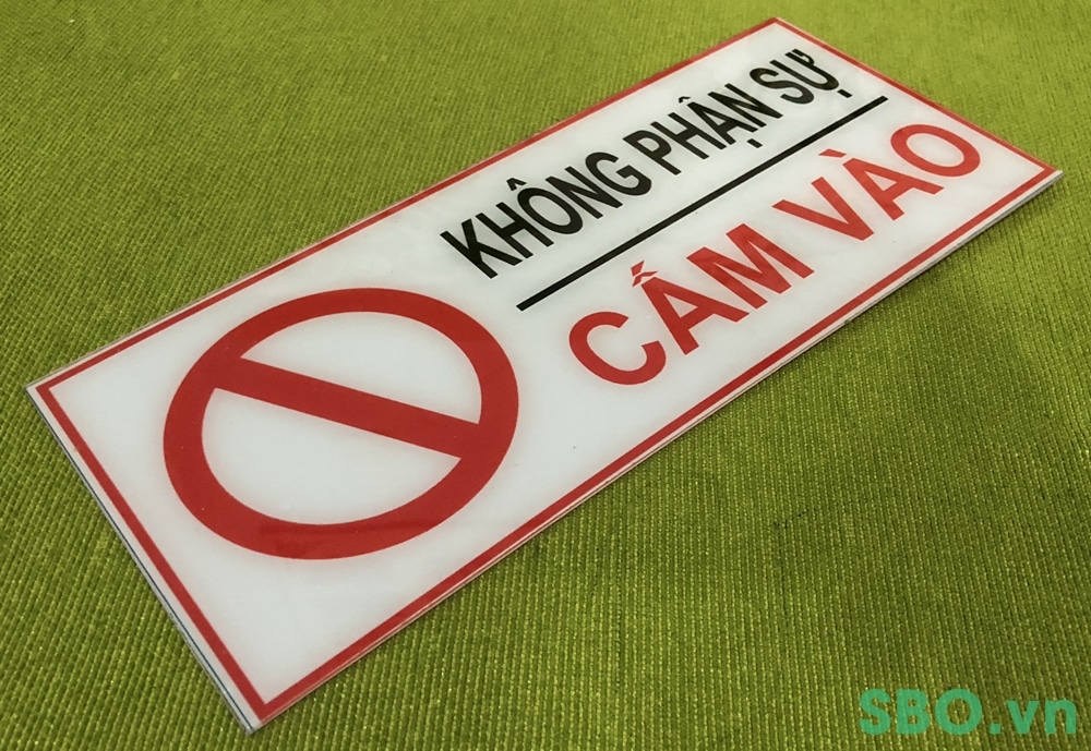 bang bien bao an toan khong phan su cam vao Biển báo khôn phận sự cấm vào