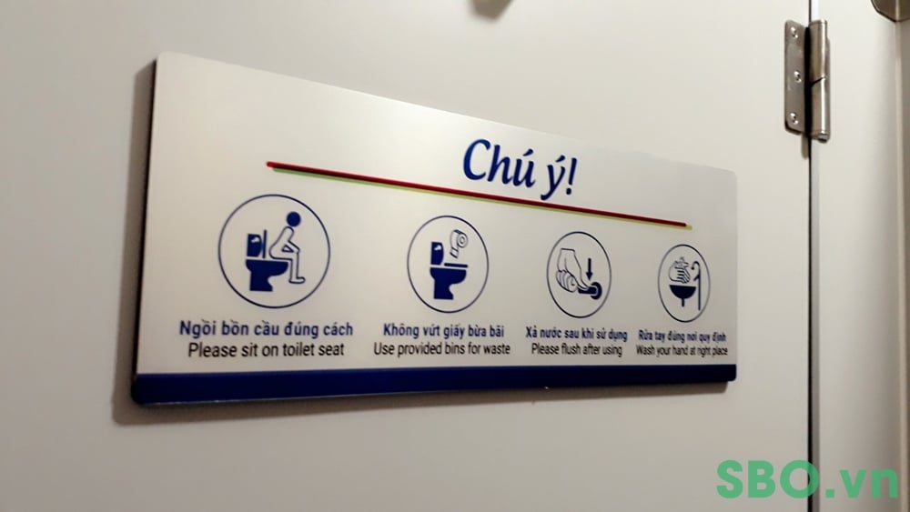 bang chi dan alu Bảng chỉ dẫn bằng alu nhôm xước dán tường