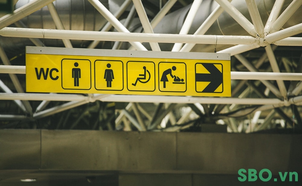 bang chi dan den toilet bảng chỉ dẫn đến toilet