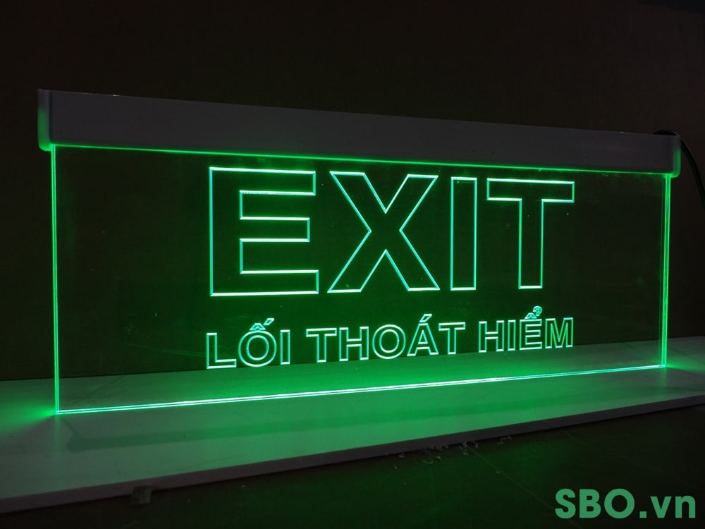 bang chi dan bảng chỉ dẫn exit lối thoát