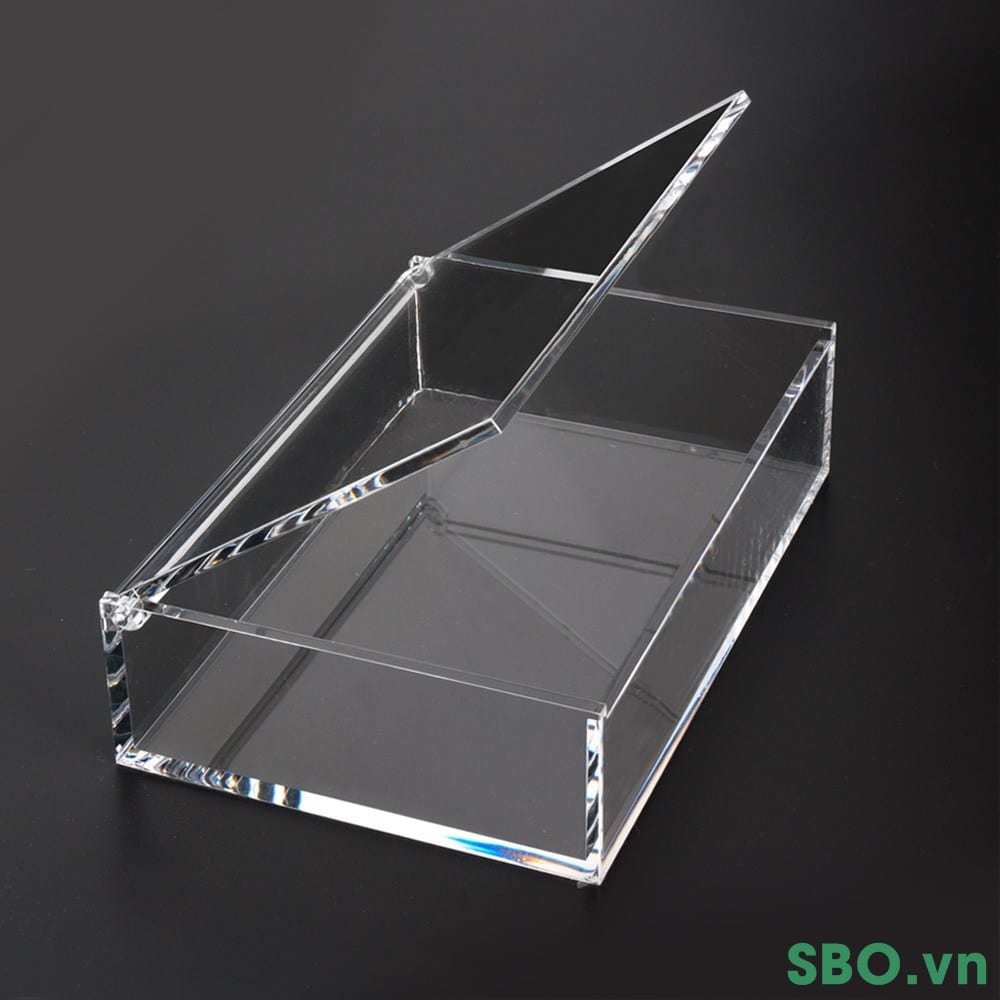hop nhua mica co nap hộp nhựa mica có nắp