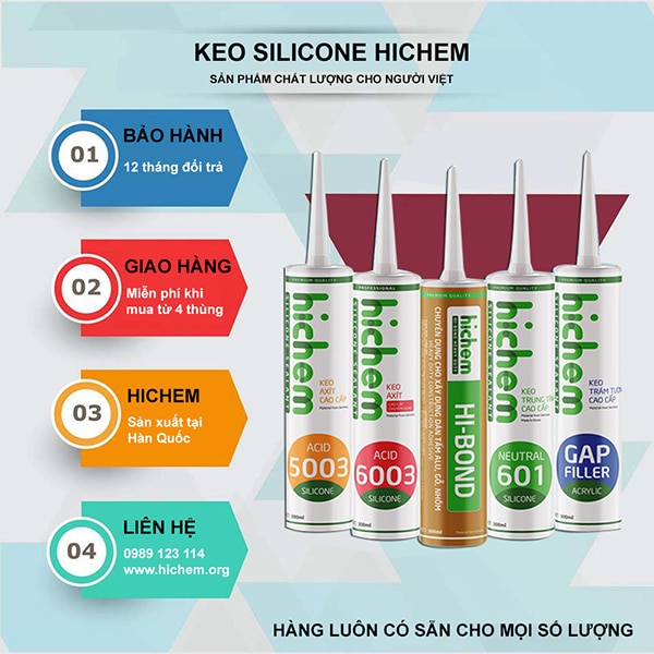 3 Bước kiểm tra keo silicone kém chất lượng