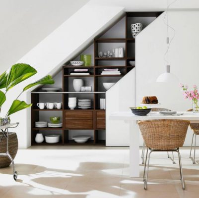 tủ gầm cầu thang bằng nhựa pvc