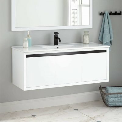 tủ lavabo bằng tấm nhựa pvc