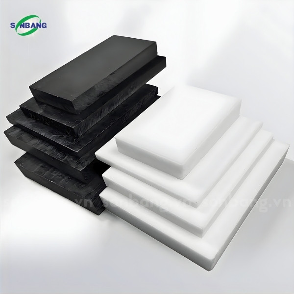 nhua pom 4 Tấm nhựa POM đen, trắng phổ thông