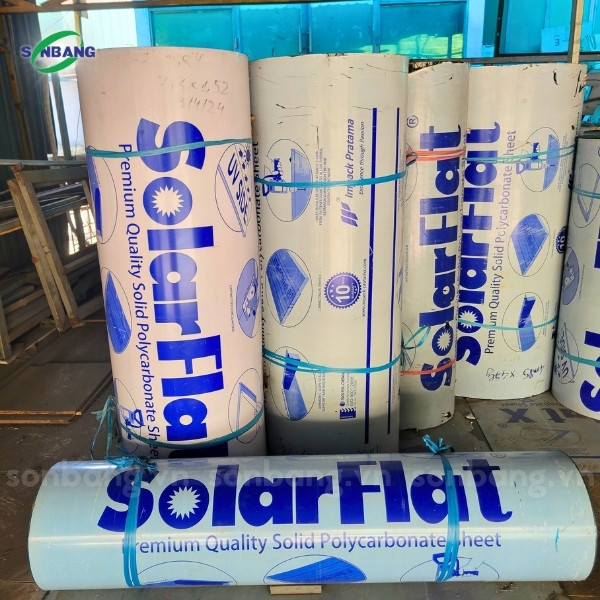 tam polycarbonate dac ruot solarflat 7 Sơn Băng phân phối tấm Poly đặc SolarFlat chính hãng Impack