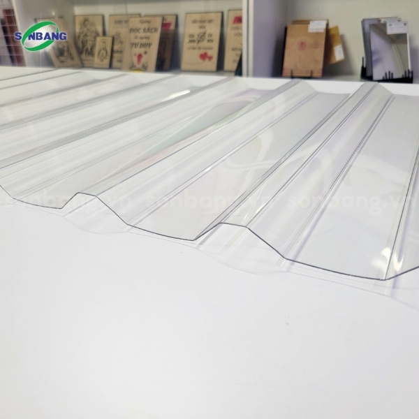 ton lay sang 9 song vuong nicelight 2 Tôn lấy sáng Polycarbonate Nicelight dạng sóng vuông
