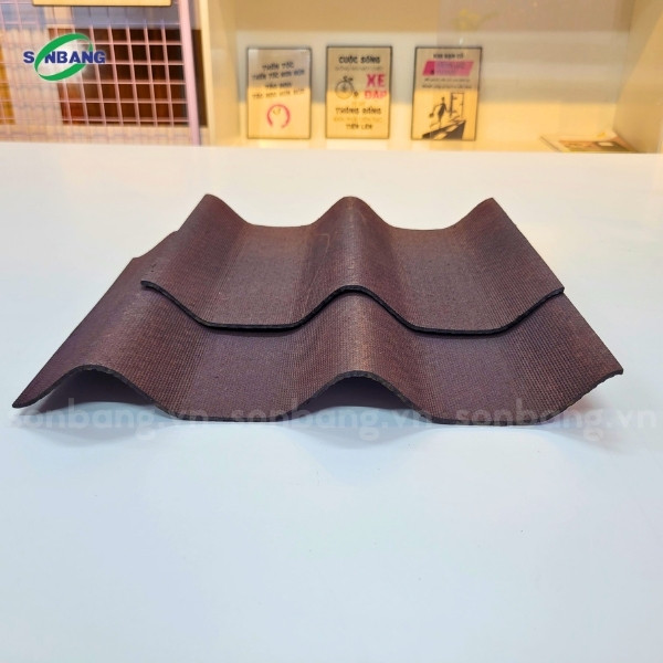 ton sinh thai onduline 3 Tôn Onduline được tạo thành từ nhựa bitum và sợi cellulose