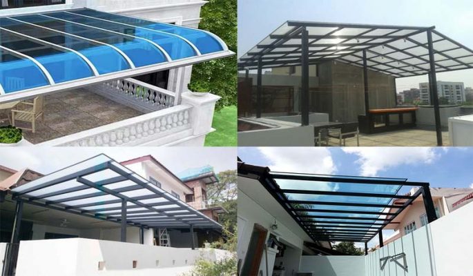 Sang Tao Khong Gian Hien Dai Voi Mai Che Bang Tam Nhua Polycarbonate