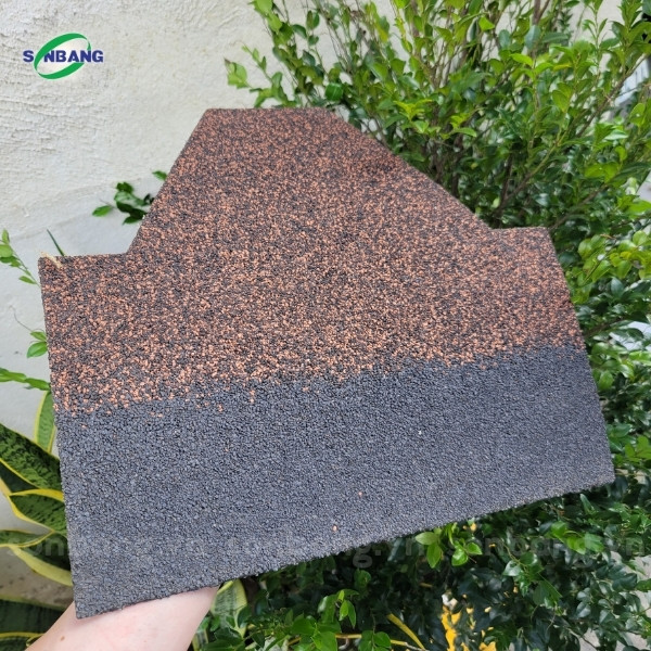 Ngói bitum phủ đá SBBee lợp mái hiện đại
