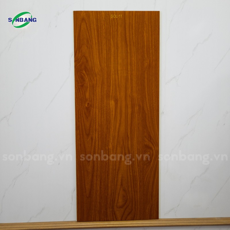 tam nano op tuong van go sol 11 2 Tấm nano ốp tường vân gỗ loại phẳng SOL-11