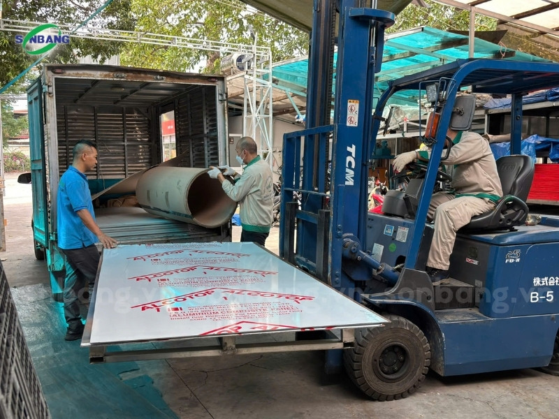 bang gia tam aluminium 8 Sơn Băng là đại lý phân phối chính hãng tấm Aluminium