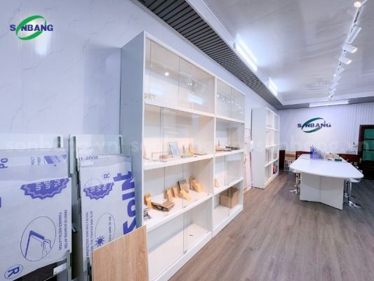 vach ngan nhua nano 6 Vách ngăn văn phòng nano vân đá