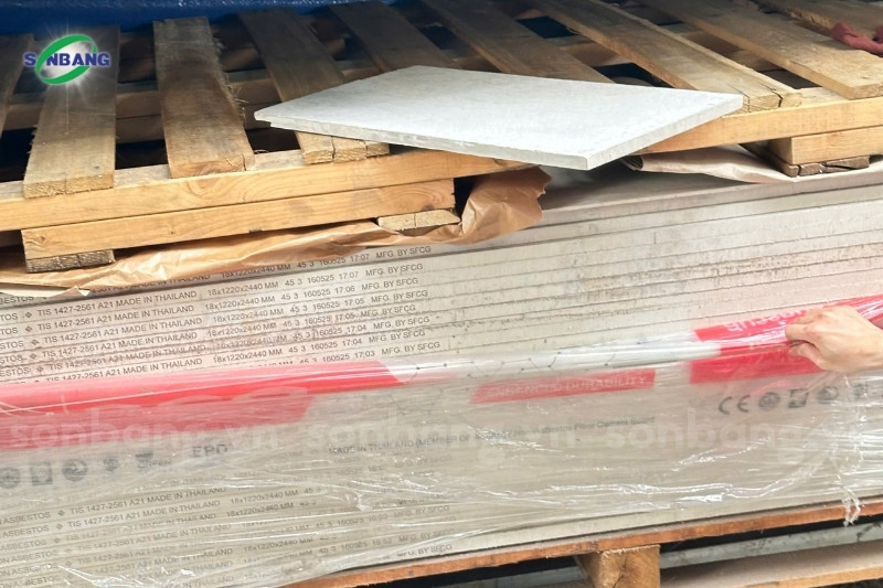 gia tam cemboard 8 Tấm xi măng nhẹ Cemboard sẵn kho tại Sơn Băng