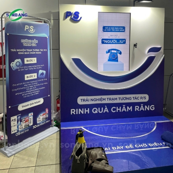 mica dai loan 7 Tấm mica Đài Loan cho khu vực sự kiện thương hiệu P/S