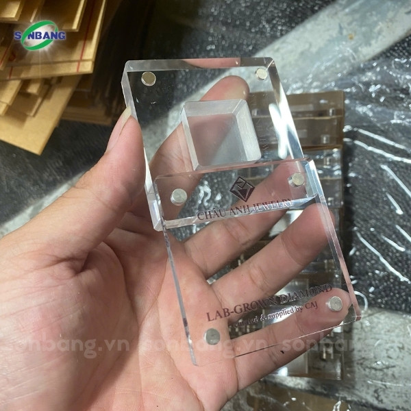 mica dai loan 9 Gia công hộp đựng kim cương bằng mica Đài Loan tại Sơn Băng