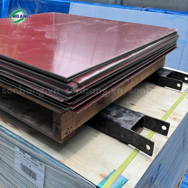 phip nau 3 Tấm nhựa gỗ phíp cách điện