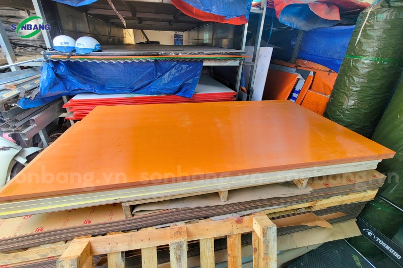 tam phip cach dien 3 Tấm phíp cách điện nguyên khổ màu cam
