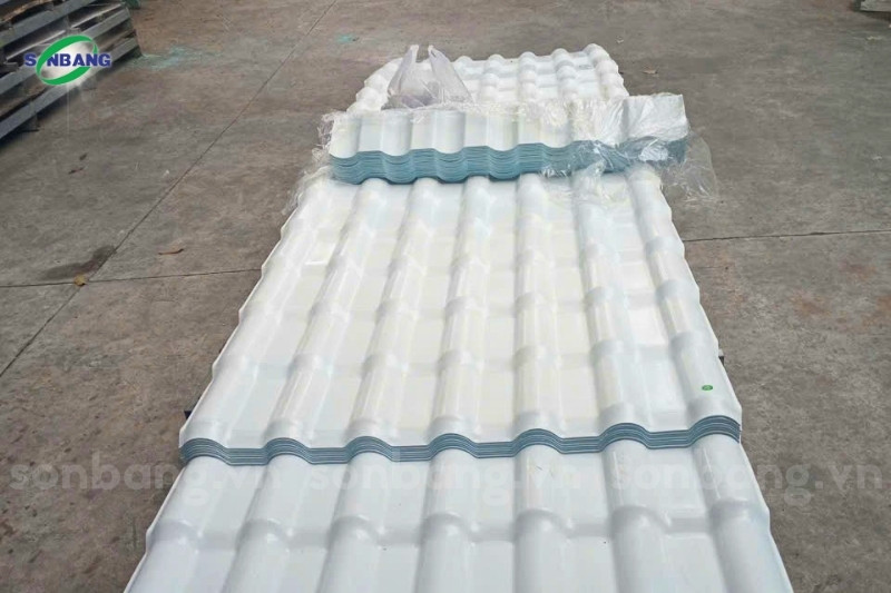 ton nhua pvc 8 Tôn nhựa PVC ASA được Sơn Băng phân phối chính hãng