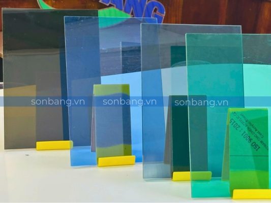 mai che poly cong trinh dan dung 3 Một số màu Poly khác trên thực tế