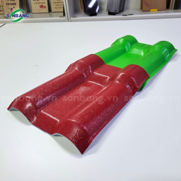 ngoi nhua pvc asa 5 Tôn giả ngói cách nhiệt PVC/ASA chống ăn mòn