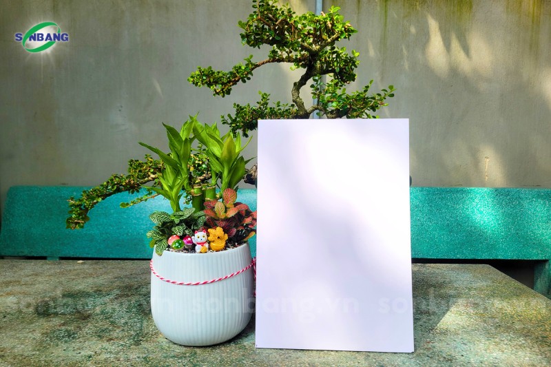 Tấm PVC Foam SBP tỷ trọng 0.6 g/cm3