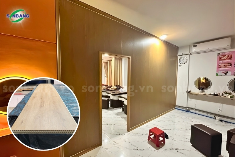 Vách ngăn nhựa nano cho phòng ngủ với phòng khách