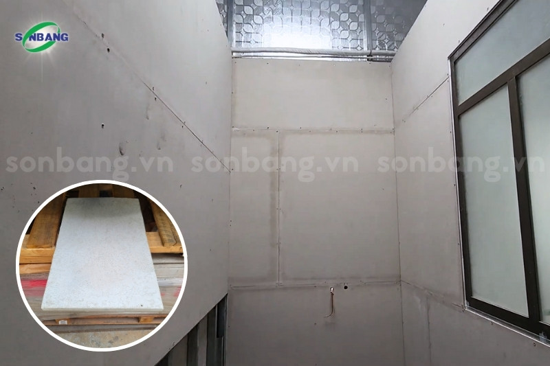 Vách ngăn Cemboard cho nhà trọ
