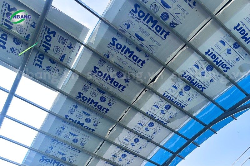 680m2 tam poly dac solmart ntt 3 Tấm Polycarbonate đặc ruột SolMart độ dày 5mm