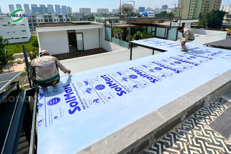 ky thuat thi cong mai polycarbonate 1 Thi công mái Polycarbonate đúng kỹ thuật để không dột nước