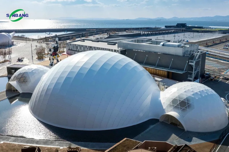 polycarbonate osaka expo 2025 1 Công trình ứng dụng tấm Polycarbonate tại sự kiện Osaka Expo 2025