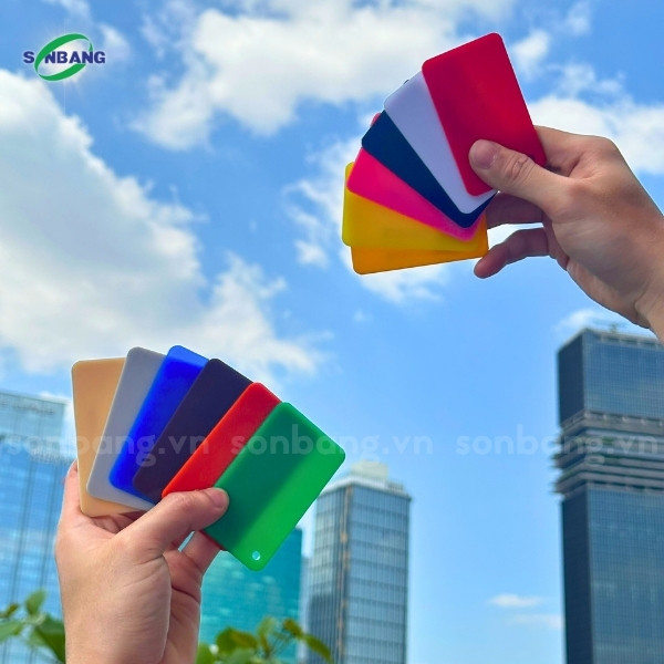 tam mica mau dai loan 5 Tấm mica màu đục Đài Loan