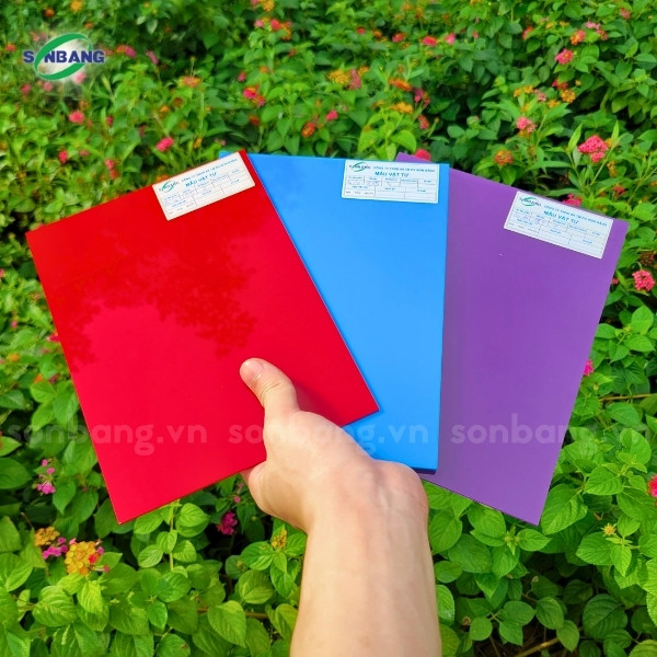 tam mica mau dai loan 7 Bề mặt thẩm mỹ của tấm nhựa mica màu Đài Loan