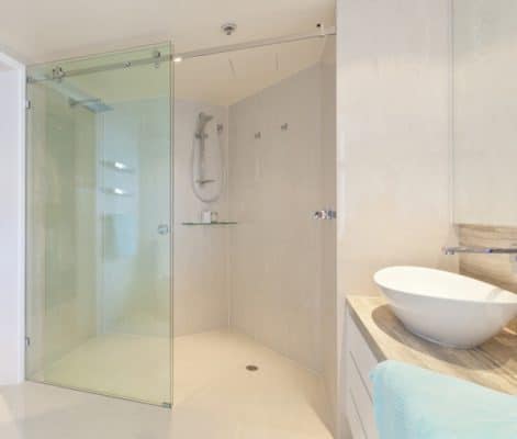 Vách ngăn phòng tắm bằng nhựa