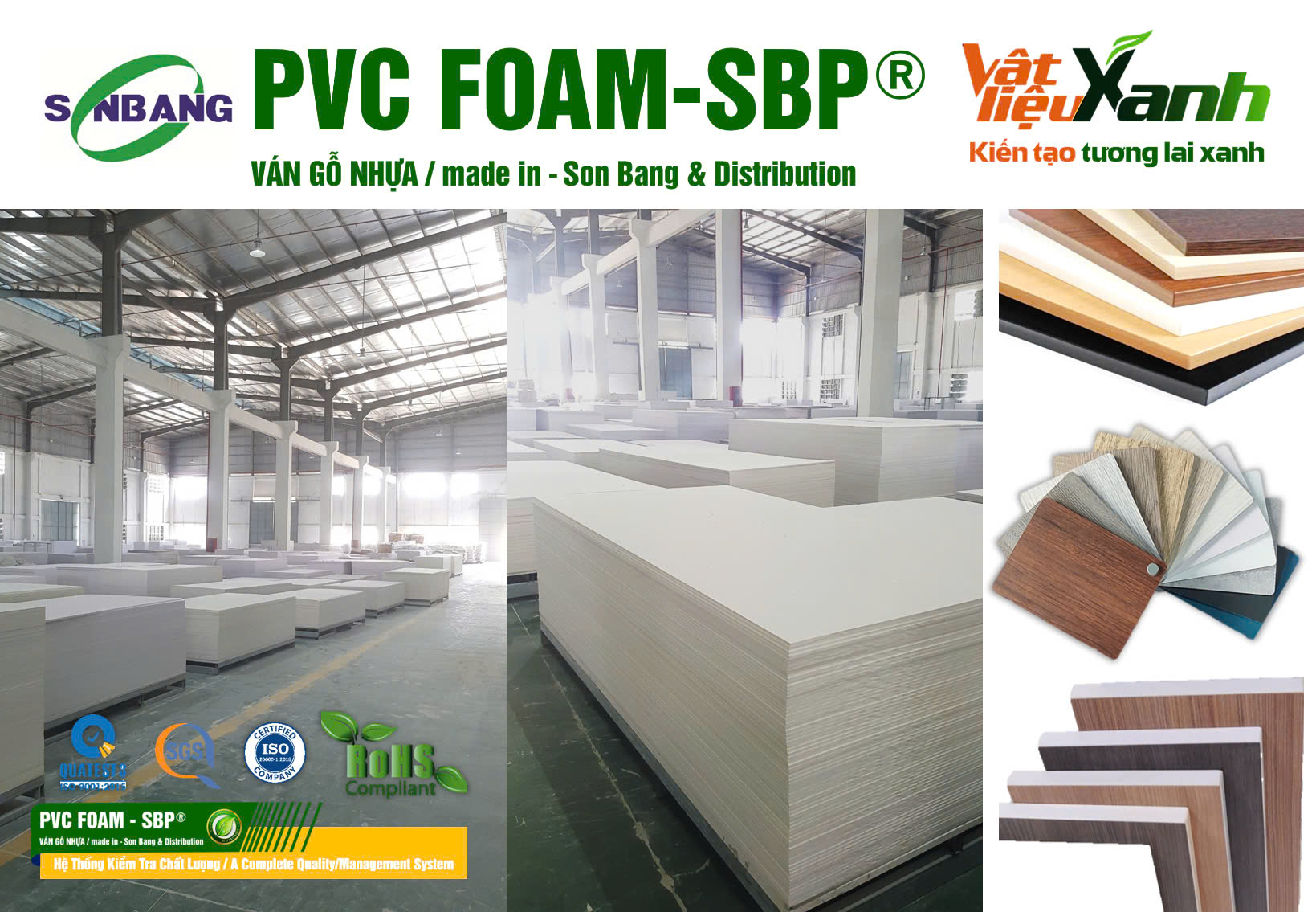 Vat Lieu Xanh cung cap van go nhua PVC Foam SBP toan quoc Tấm nhựa giả gỗ PVC FOAM SBP chất lượng chính hãng - Ảnh 5