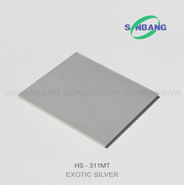 aluminium chong chay architeck color EXOTIC SILVER Tấm Aluminium Chống Cháy FR Architecks