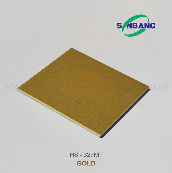 aluminium chong chay architeck color GOLD Tấm Aluminium Chống Cháy FR Architecks