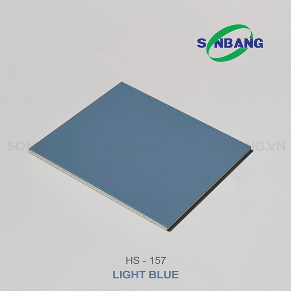 aluminium chong chay architeck color LIGHT BLUE Tấm Aluminium Chống Cháy FR Architecks