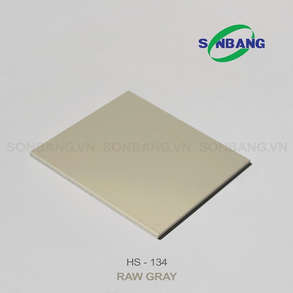 aluminium chong chay architeck color RAW GRAY Tấm Aluminium Chống Cháy FR Architecks