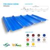 Ton nhua PVC 5 song Tôn nhựa PVC 5 sóng phủ ASA chống ăn mòn kháng hóa chất