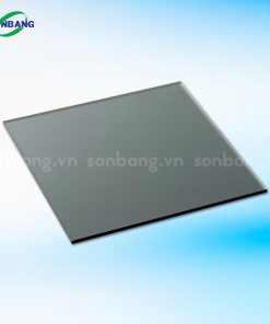 tấm polycarbonate đặc màu xám khói Solmart đầy đủ độ dày và kích thước