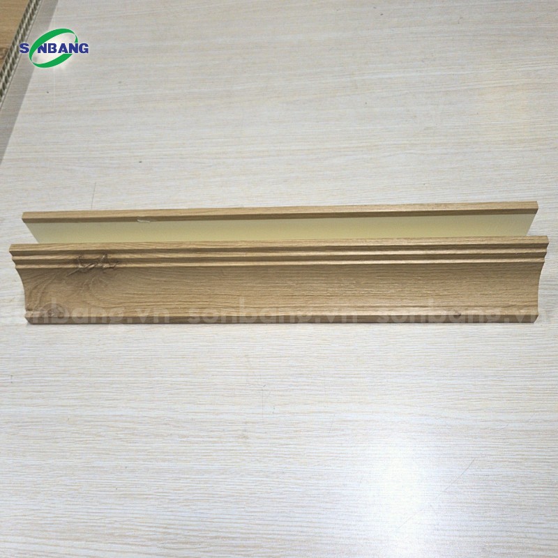 chan de vach ngan 1 Chân đế vách ngăn nhựa PVC vân gỗ