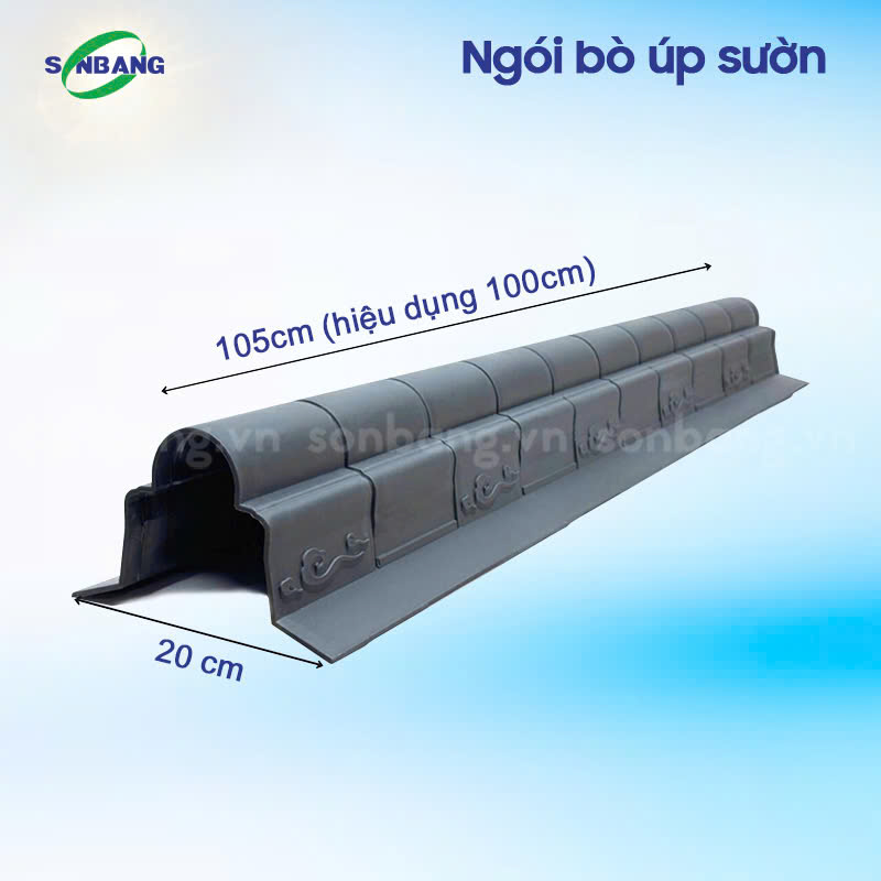 ngoi nhua am duong 6 Ốp sườn ngói nhựa âm dương