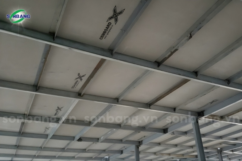 tam cemboard x2 4 Tấm Cemboard X2 lót sàn gác lửng, ốp tường - Ảnh 6