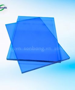 Tấm nhựa lợp mái màu xanh Polycarbonate lấy sáng thông minh