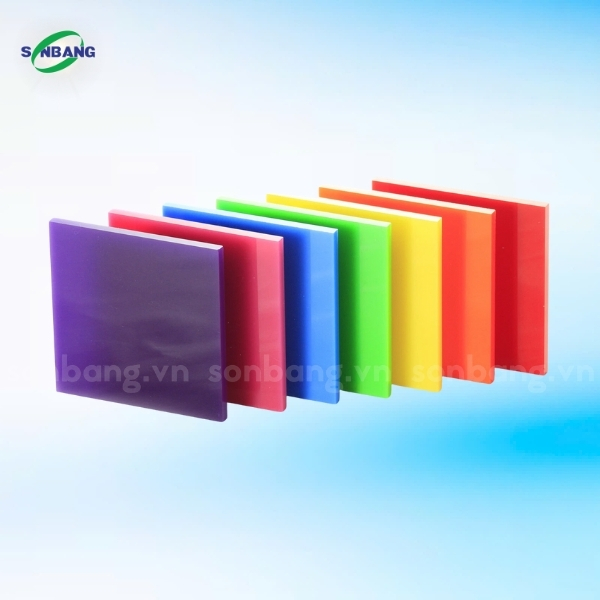 tam mica mau dai loan 0 Tấm mica màu Đài Loan Fusheng, Chochen chất lượng cao