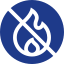 no fire